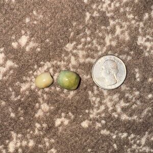 Jade barrel pendants